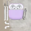 Silicone earphone case For Apple AirPods 4 Case Wirless hesdphones Earbuds case with   hook