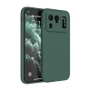 Original Soft Phone Case for Xiaomi 11 Ultra 11Ultra Pro Lite NE 5G Funda Candy Color Liquid Silicone Luxury Straight Edge Cover