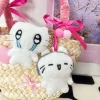 S5d4a93634a59489791e99289a830165cj.webp Cute Headphones Kitten Couple Keychain Mini Crying Cat Doll Plush Keyring Cartoon Dog Bee Bag Pendant Charms Backpack Decoration