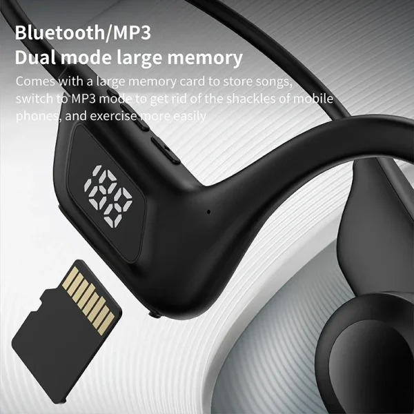 S5fca1e510f30416caa3b888e358779bc8.webp Wireless Earphone Sport Swimming Bone Conduction Bluetooth Compatible Headphone Hand-free With Mic For Running X7 Earbuds