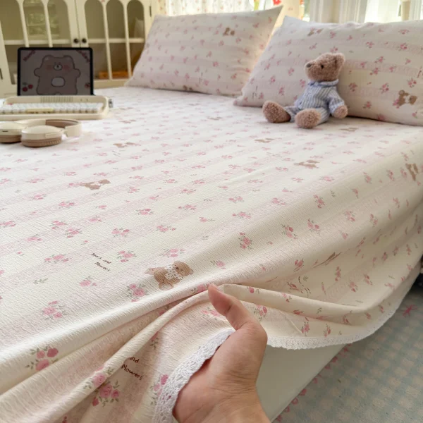 Ultra Soft Flat Sheet Comfortable Breathable Top Bed Sheet, Easy Care Machine Washable, All Season Bedding for Home Hotel Use