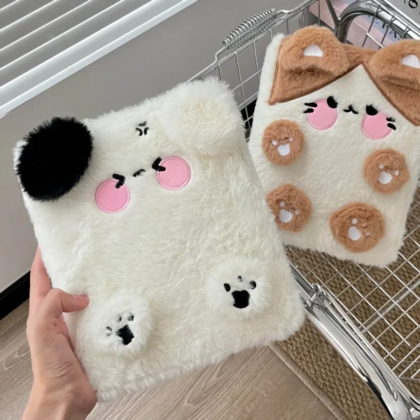 S66084cde645e4cb5b16c565453d4afc39.webp A6 Binder Photocard Holder Cute Plush Dog Cat Photo Album Kpop Idol Photocards Collect Book Student School Notebook Stationery