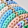 S6b5520870e50424997eb2b056648560e7.webp New Design Leaf Feather White Colorful Ear of Wheat Bangle For Women Bohemian Elastic Bracelets For Women Beads Jewelry