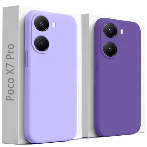 Poco X7 X8 Pro Max Case Original Liquid Silicone Phone Cases For Xiaomi Poco X8 X7 Prо X8Pro Pocox8 Prо Max Soft Back Cover