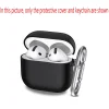 Silicone earphone case For Apple AirPods 4 Case Wirless hesdphones Earbuds case with   hook
