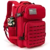 25L GYM Tactical Backpacks for Men Survival Laser Cut Molle Daypack Small Bug Out Bag Hunting Rucksack with Dual Cup Holders