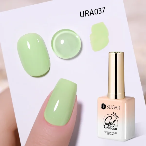 Sb2bd4eda348345389e87f2117a9b395eN-1.webp UR SUGAR 15ml Jelly Milky White Translucent Color Gel Polish Semi Permanent UV Gel Nail Art Soak Off Gel Varnish Latest Fashion