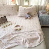 Ultra Soft Flat Sheet Comfortable Breathable Top Bed Sheet, Easy Care Machine Washable, All Season Bedding for Home Hotel Use