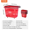 Sdf4885731a1c45dc8eaac269408b88a0u.webp SucceBuy 6PCS Shopping Baskets 39L Rolling Shopping Carts with Handles & Wheels Portable for Supermarkets Retail Stores Grocery